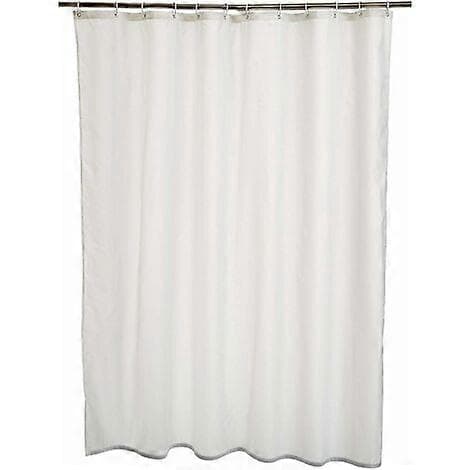 Basics Duschdraperi i Polyester 180 x 180 cm Vit