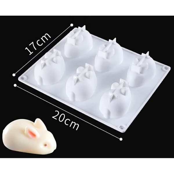 Kakeform - Silikon - Kaninform - Non-stick - Tåler oppvaskmaskin