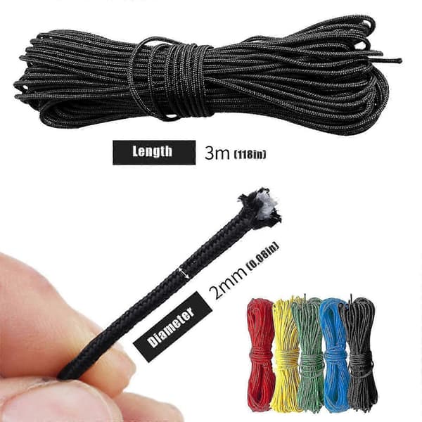 3 meter bueskydning D Loop reb nockingssnor udløsermateriale 3M compoundbue