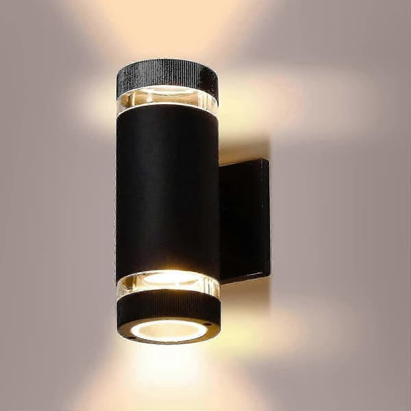 Utomhus LED Modern, Oval Vägglampa Lyser Upp Och Ner[J]