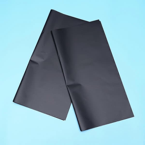 Vattentätt blomomslagspapper för presentinslagning 1-pack svarta ark[J]