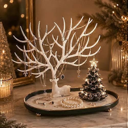 Julepynt til smykkedisplay, PLA Hjortegevir Ornament C