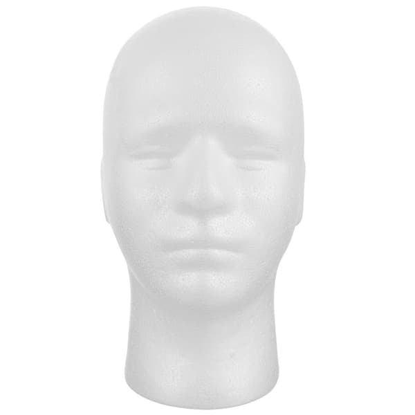 Mannekeng Hode Modell Parykk Display Hode Modell Hatt Hode Modell for Utstilling