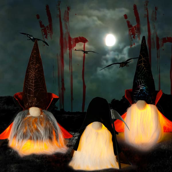 Halloween Santa-dekorasjoner, håndlaget