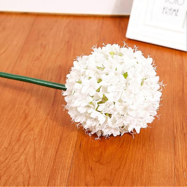 Kunstig Løg Kugle Blomst Simulation Blomsterbuket Til Boligindretning (Hvid)