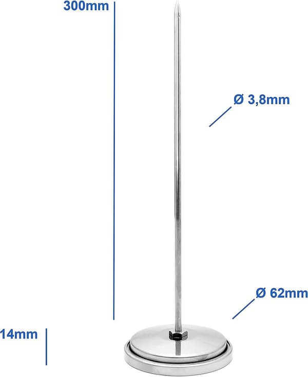 Træovn Termometer 400C 30C Digital Bimetallisk Aflæsning