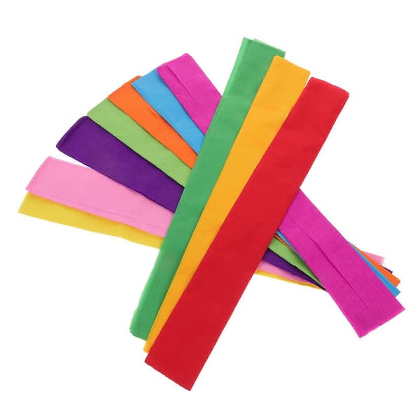 Omslagspapper 10 st för presentblomma kräpppapper färgglad förpackning[J]