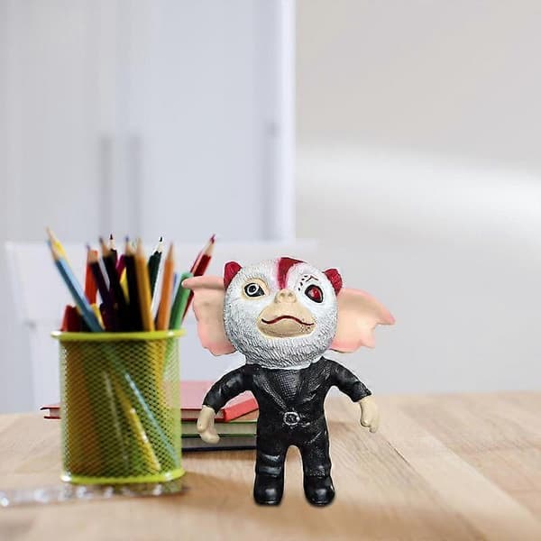 Sød Mogwai Resin Figur Halloween Samlerobjekt Statue 15cm