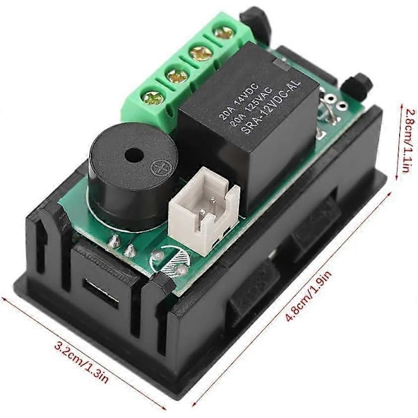 Digital Termostat 12V DC Temperaturregulator med Sensor, -50 til 110°C