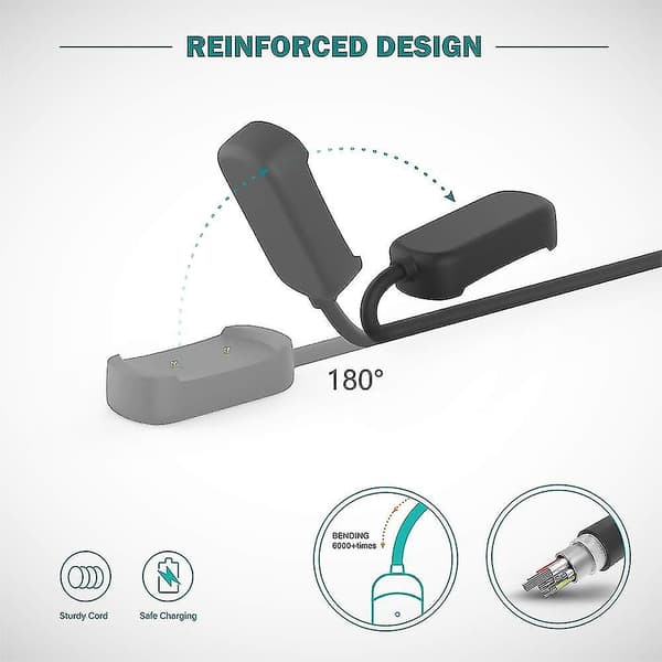 Smartklokkelader for Amazfit GTR/GTS/T-Rex - 2-pakning
