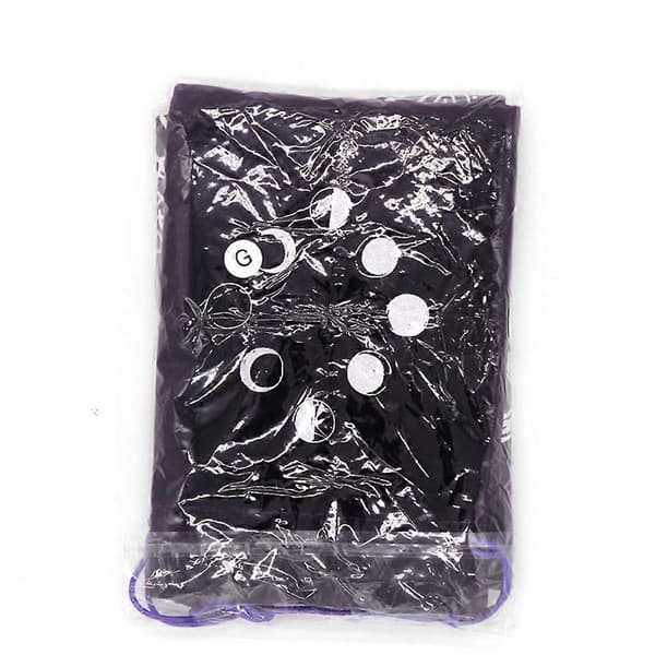 Månemønster brætspilsklud speciel dug til tarotspådomskort 49x49x0,2cm 1 sæt[J]