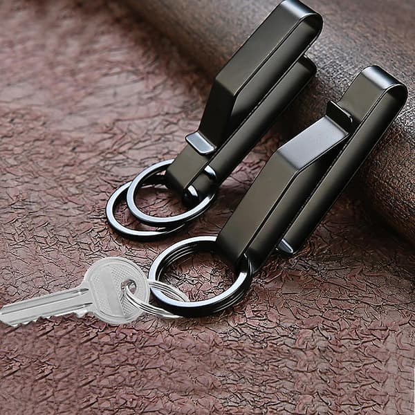 Stealth Hiking Nyckelhållare 2-pack Rostfritt Stål Bältesaccessoar