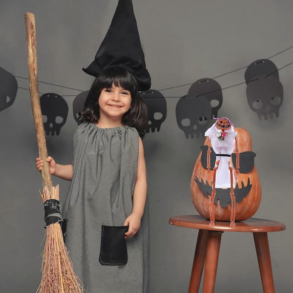 Plastskelett Ornament Halloween Dekorationer