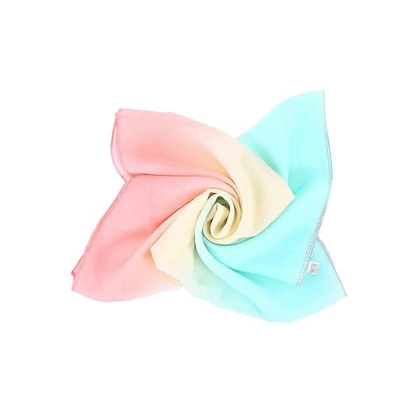 Dames Tørklæder Chiffon Multi-måde at bære Pink Himmelblå Afslappede Anledninger 1-pak[J]
