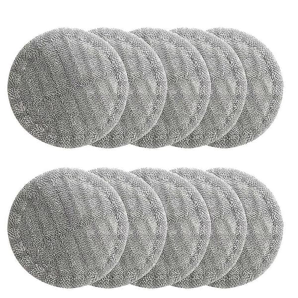 10 stk. mikrofiber moppeklud til V7 V8 V10 V11 våd tør elektrisk moppehoved børste moppepude støvsuger Cl[J] gray