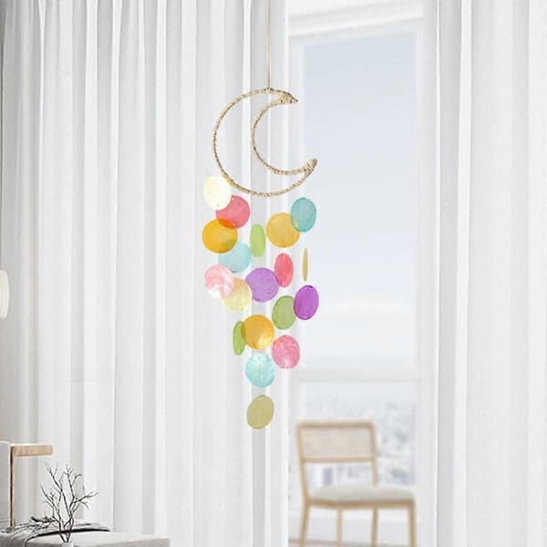 Drömfångare med snäckor och bomullsrep Multicolor