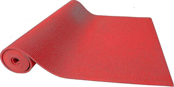 Yoga All-purpose 1/4-inch High Density Anti-tear Exercise Yoga Mat With Carrying Strap Variant Size Value Red[J]