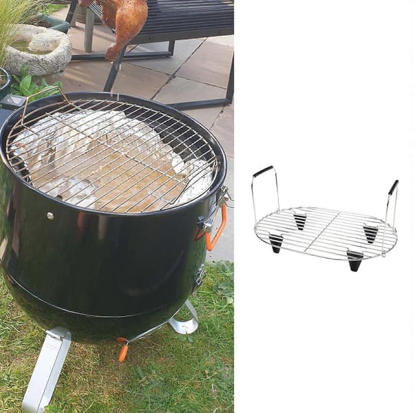 Justerbar kogerist med silikonefødder, slow cooker-rist i rustfrit stål, velegnet til 8,5 Quart slow cooker Multicolor