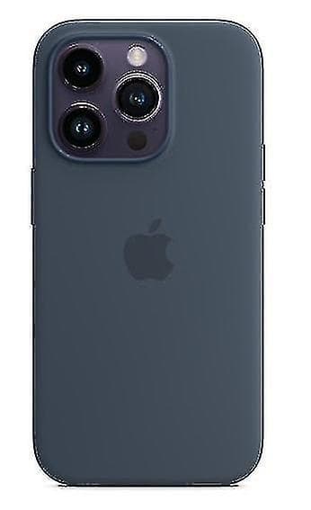 Silikondeksel til iPhone 14 Pro - ya01 (FMY)[J] Storm Blue