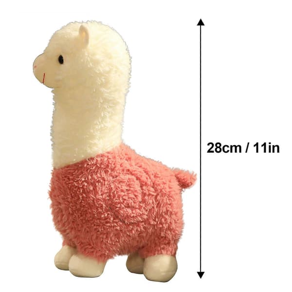 Alpaca Plyslegetøj 30 cm, blødt og krambart, dejlig gave