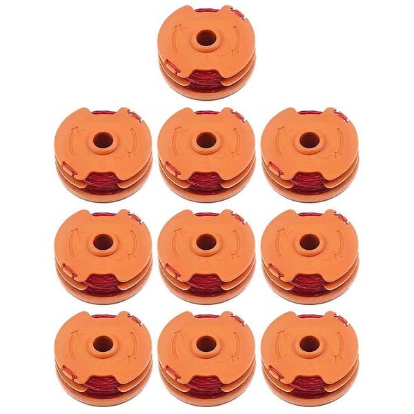 10 STK Engros Gressklipper Trådspoler for Worx Gressklipper Spoler WA0007 DCQW[J]