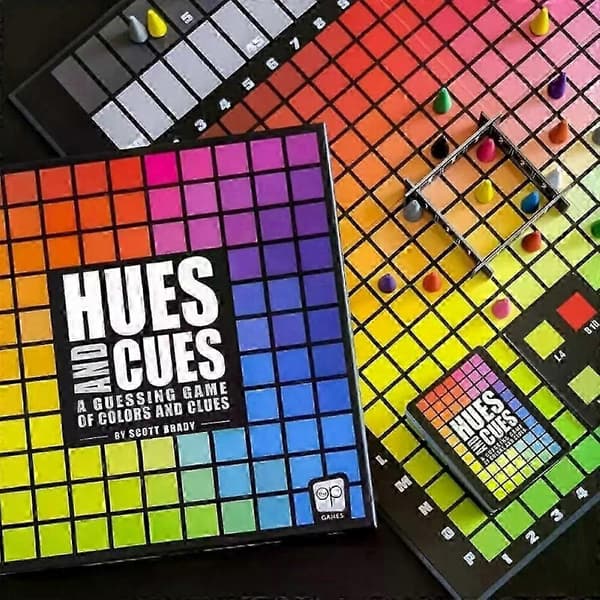 Hues and Clues Brädspel, för 3-10 spelare, ålder 8+