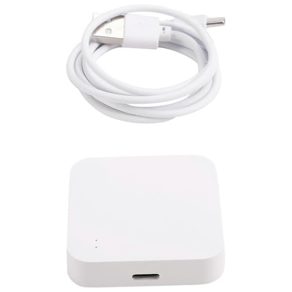 ZigBee 3.0 Smart Hub, trådlös gateway-brygga för app-röstfjärrkontroll, fungerar för Home Assistant[J] White