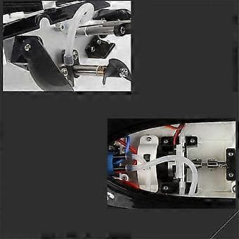 FT012 2.4G Børsteløs RC Båt Ror Akter Thruster 2 Blads Propell Reservedeler