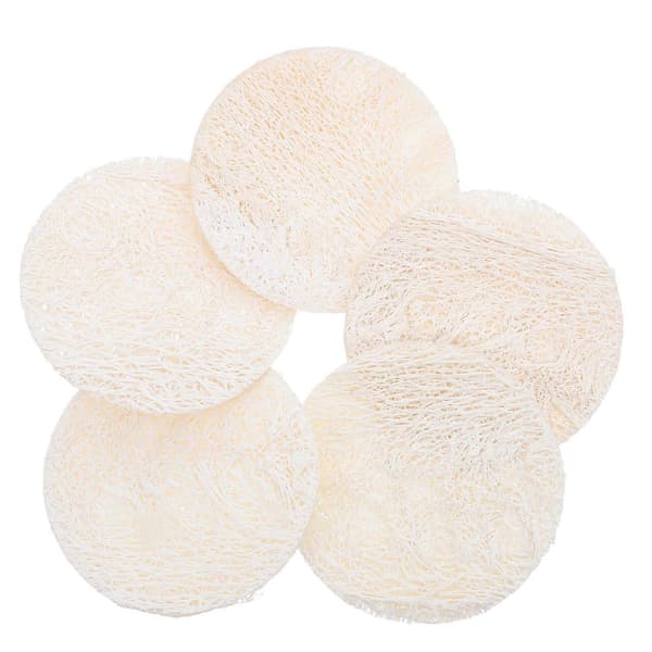 Badsvamp Loofah-kuddar för hudrengöring och exfoliering 5-pack