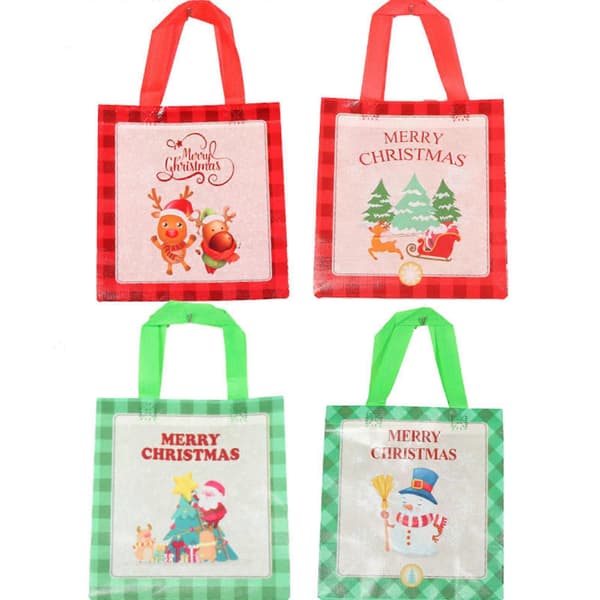 God Jul presentpåse tygväska barn födelsedagspresent present till bröllop födelsedagsfestival presentförpackningstillbehör[J] A