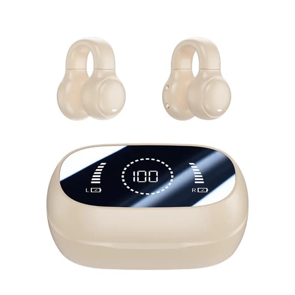 Ægte trådløse Bluetooth-hovedtelefoner m47 digitalt display bluetooth Sort[J]