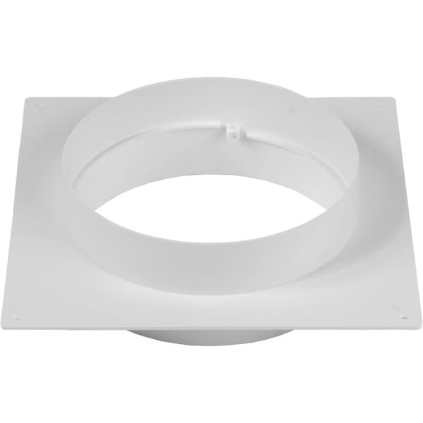 150 mm kanalforbindelsesflange, lige plastrørflange til varme- og køleventilationssystemer (15 cm)