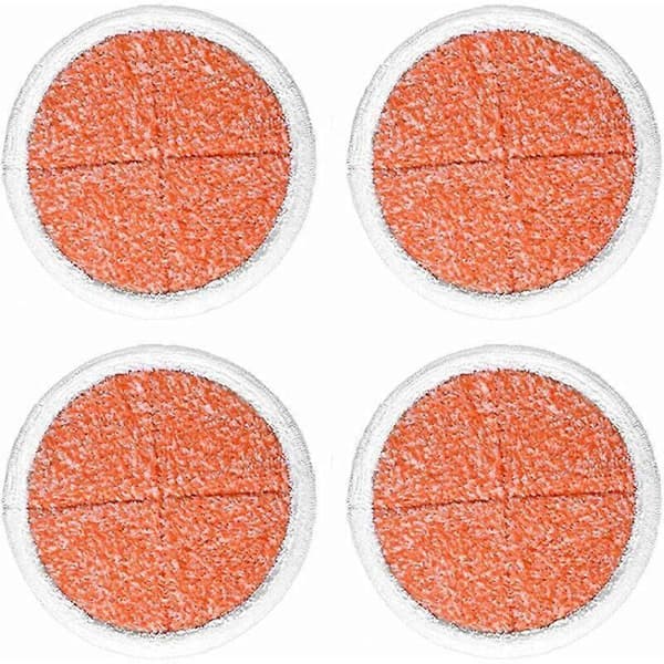 4-pack kraftiga skurmoppbytesdynor för Bissell elektrisk hårdgolvsmopp 2039A 2124 [XR][J]