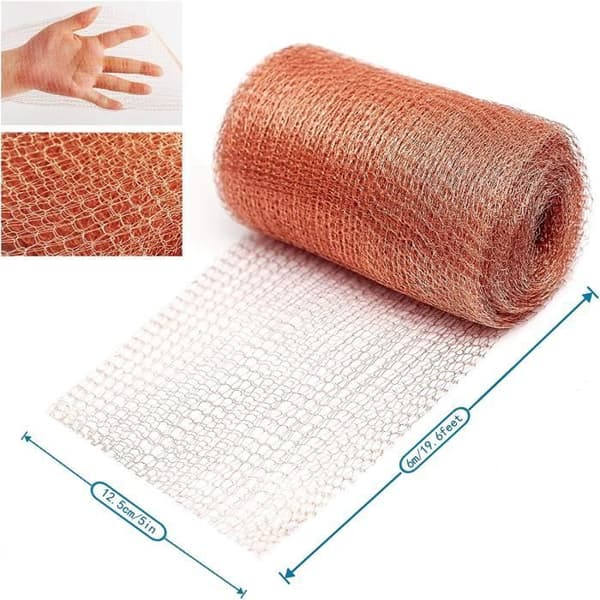 Koppartrådsnät - 6 m - Mus-säkert - Flexibelt - Gnagarresistent Copper