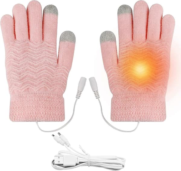 Vinter Dame Dobbeltsidet Opvarmning Touch Screen Handsker