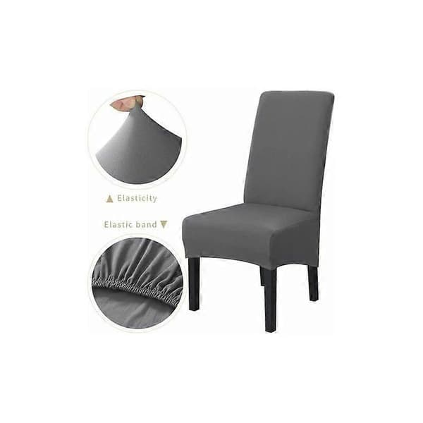 6-pack tvättbara universella stolsöverdrag i stretchmikrofiber