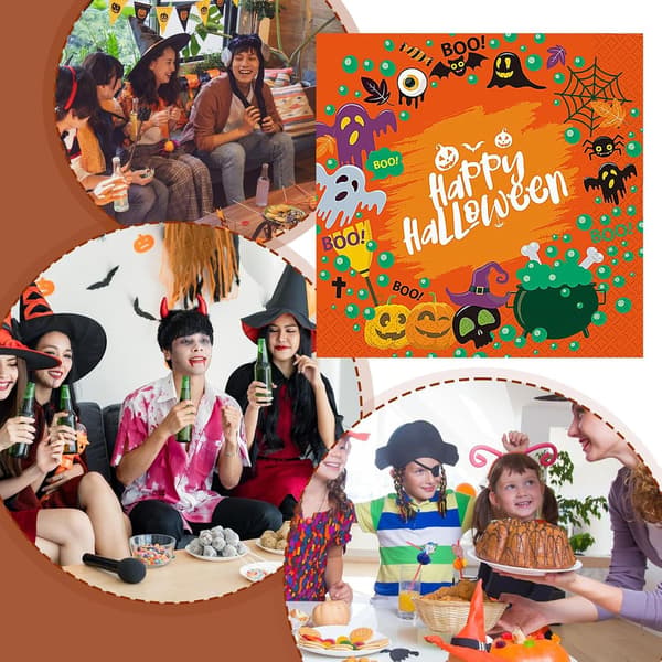 Halloween Servietter (20 stk.) - Festdekoration - Håndservietter (J)