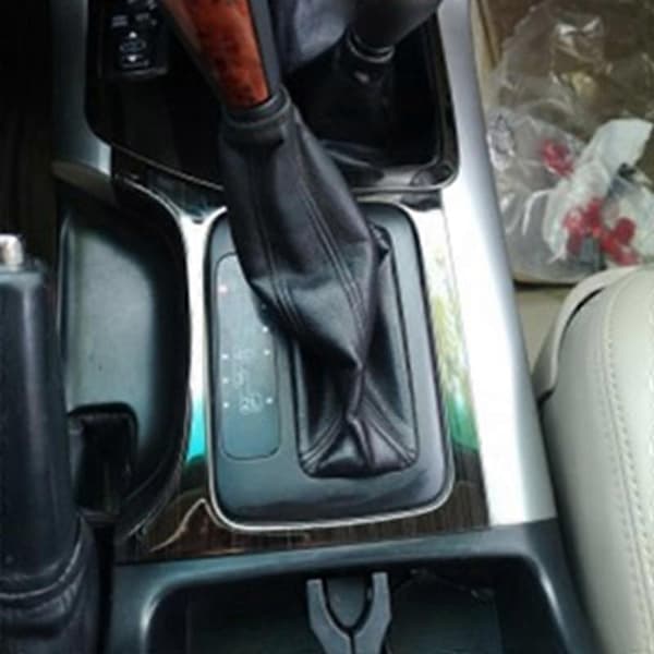 Skiftepanel til Toyota Land Cruiser Prado 120 2003-2009 Tilbehør i rustfrit stål[J] Black