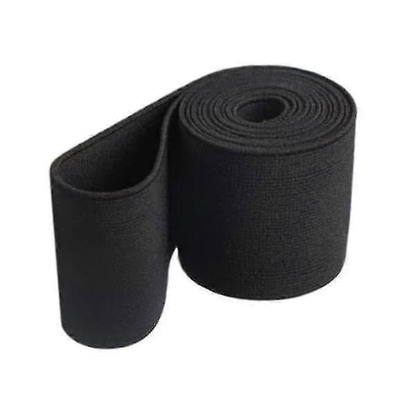 Høykvalitets elastisk bånd 50mm bredt svart 5M