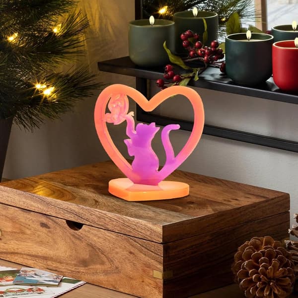 Epoxyharpiks Coasters Form Hjerteformet Kæledyrs Ornament Sæt (JJ)