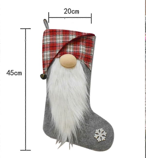 Julepynt Julestrømper Juletræspynt 2stk-rød 26s[J]