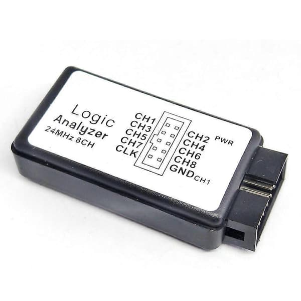 USB Logikanalysator 24M 8CH Microcontroller ARM FPGA Debug Værktøj 24MHz, 16MHz, 12MHz, 8MHz, 4MHz, 2MHz