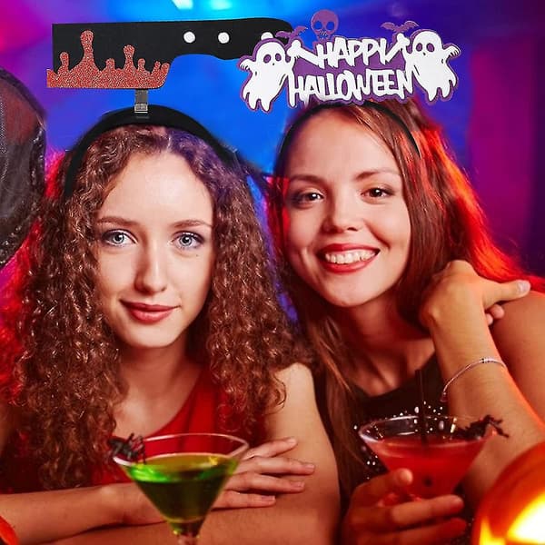 Vampyr-tema Halloween-prydnader för inomhusbruk (Svart, 2-pack)