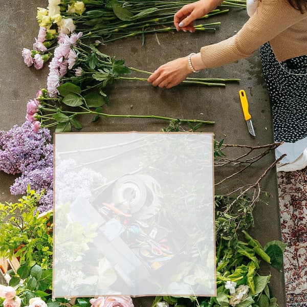 Blomsterindpakningspapir Emballagematerialer til gaveindpakning 20 ark[J]