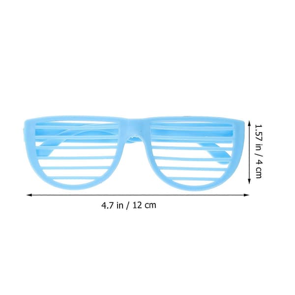Shutter Shades Briller Plast Shutter Shades til Klub Cosplay 24 Stk[J]