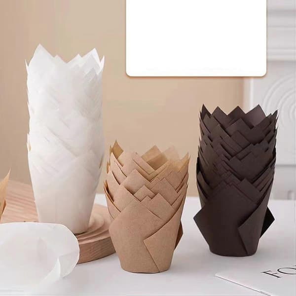 900 STK Muffinsformer Bakepapirkopper Cupcake til Bryllupsfest Bursdag Oljetette Cupcakes Liner Bakekakeinnpakning [J]