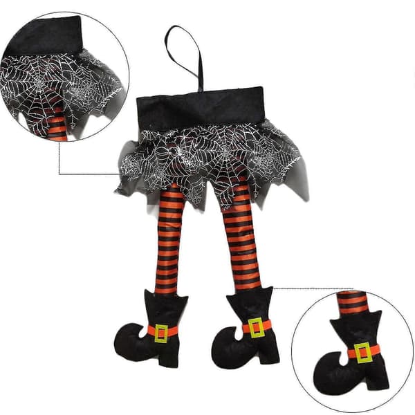 Halloween Häxben 2-pack Ornament Party Prop