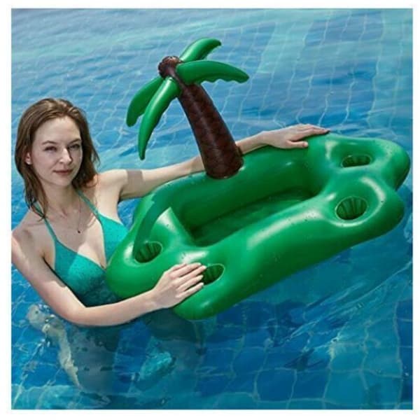 Pool flyder. Flydende poolbar. Oppustelig poolbar. Poolbar.