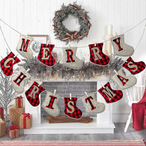 God jul-banner, julepynt, julebanner 2025[J]