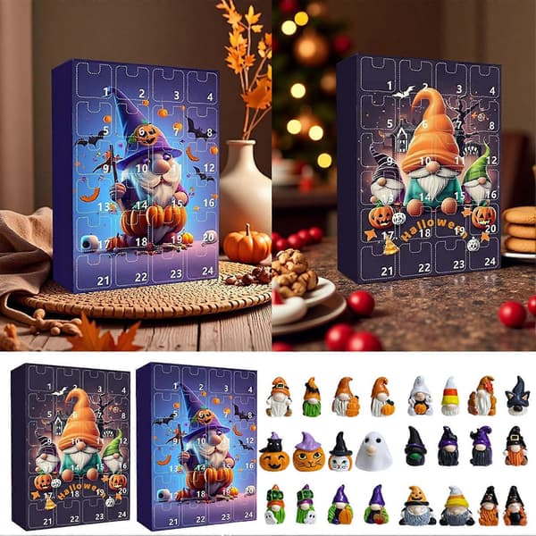 Halloween Tomte Nedräkningskalender 2025 - 31-dagars Adventspresent